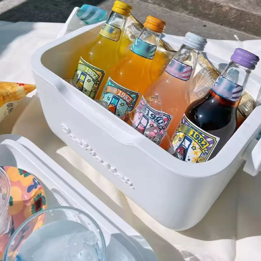 Icemaster Cooler Box with Handle and Strap Portable  ,Waterproof, insulated  carry it by hand or hang it over the shoulder, Optimised thermal insulation with 2 layers of AIRPOP and PolyPropylene