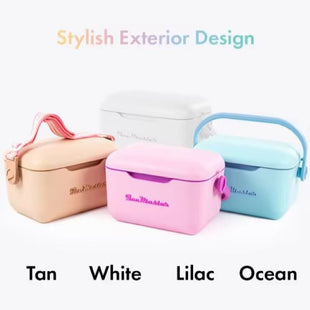 Icemaster Cooler Box with Handle and Strap Portable  ,Waterproof, insulated  carry it by hand or hang it over the shoulder, Optimised thermal insulation with 2 layers of AIRPOP and PolyPropylene