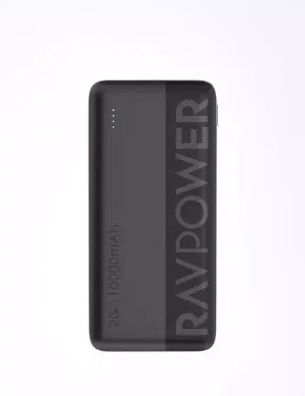RAVPower RP-PB1228 PD 20W Pioneer 10000mAh 3-Port Power Bank black