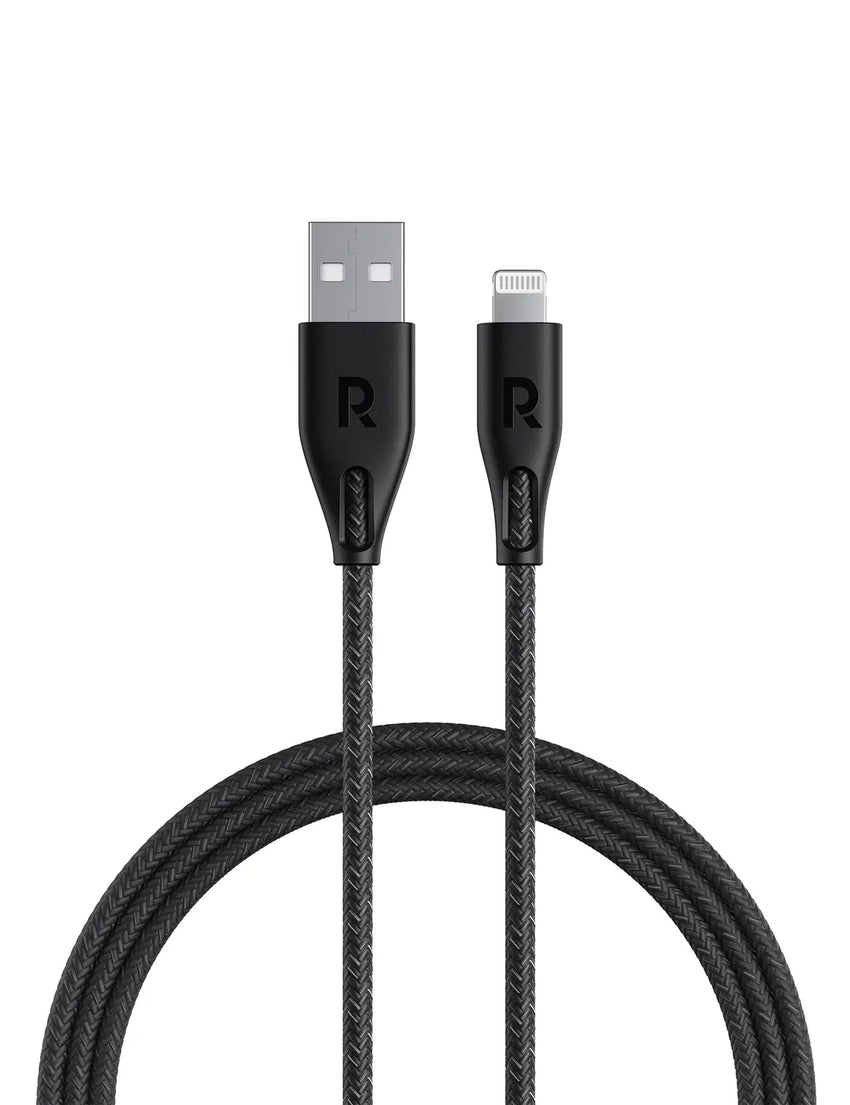 Ravpower RP-CB1026 USB A to Lightning Cable 1.2m Black