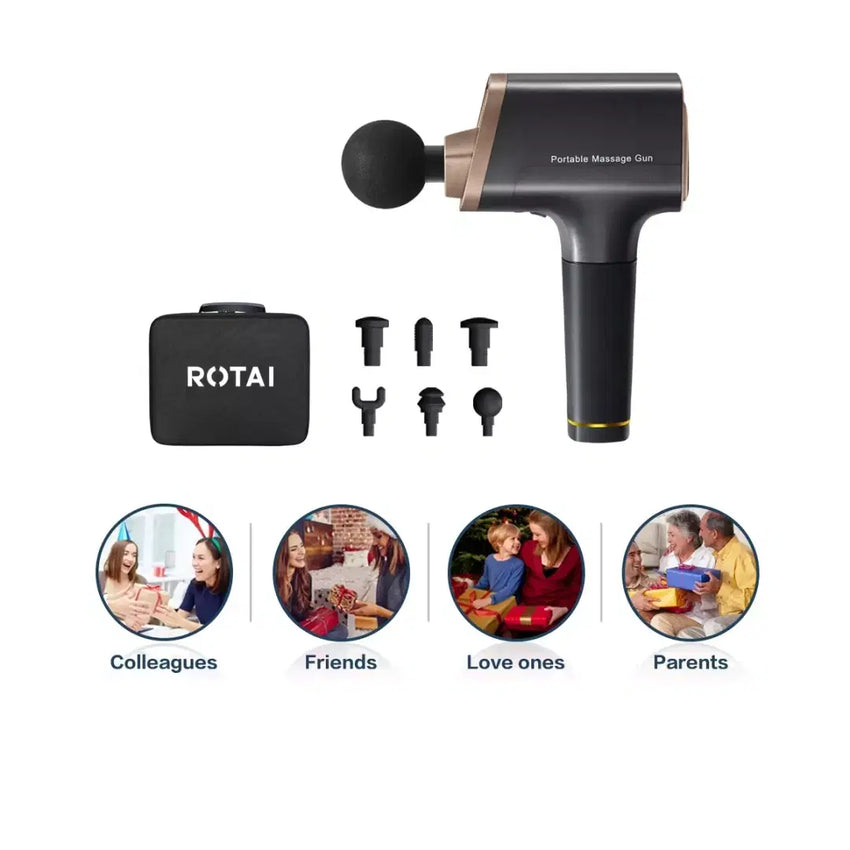 ROTAI/BigMassageGun/3Modes/6Attachment RT1052