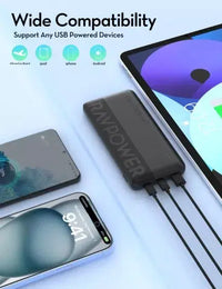 RAVPower RP-PB1228 PD 20W Pioneer 10000mAh 3-Port Power Bank black