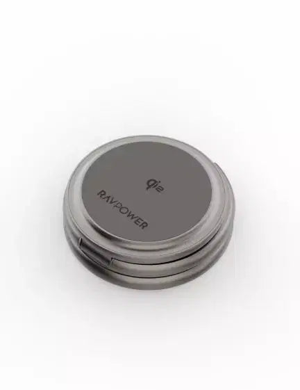 RAVPower RP-WC1008 Premium Foldable 3 in 1 Wireless Charger 15W gray