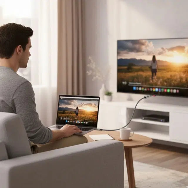 SIA TYPE-C TO HDMI CABLE 2.0M , 4K 60HZ WITH METAL SHELL