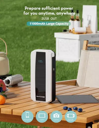 RAVPower 11000mAh (40.7Wh) Jump Starter white with black