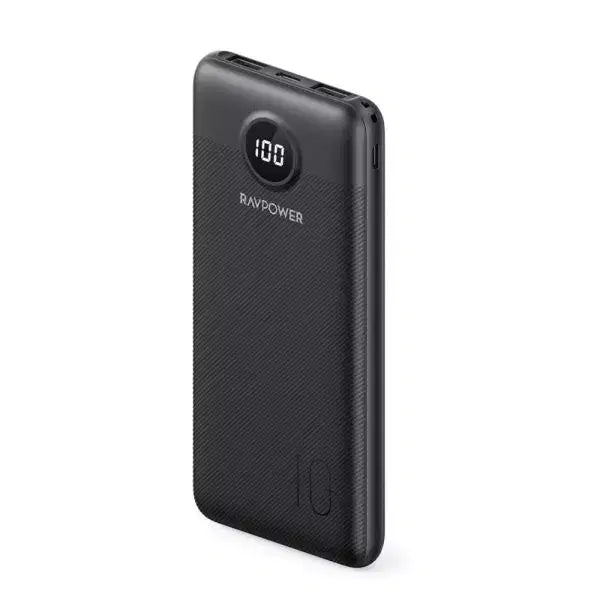 RAVPower PD Pioneer 10000mAh 20W 3-Port  Power Bank black