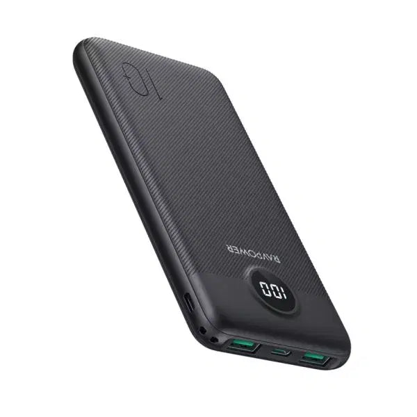 RAVPower PD Pioneer 10000mAh 20W 3-Port  Power Bank black