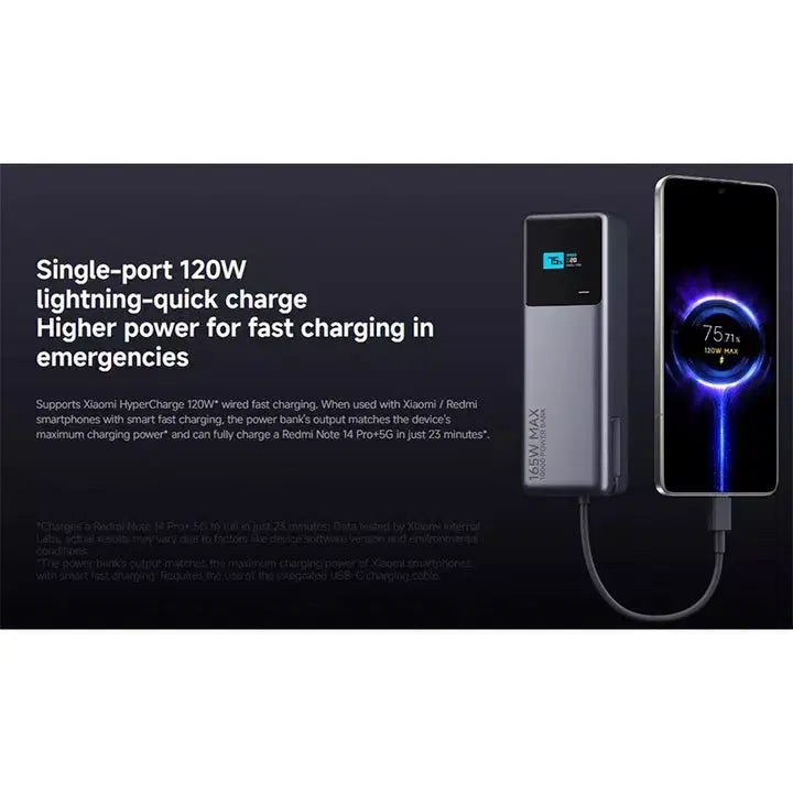 Xiaomi 165W Power Bank 10000mAh (Integrated Cable) GL BHR9361GL