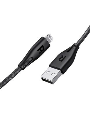 Ravpower RP-CB1026 USB A to Lightning Cable 1.2m Black