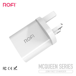 ROFI  20W Charging Plug Power Adaptor type C \ with cable C to L