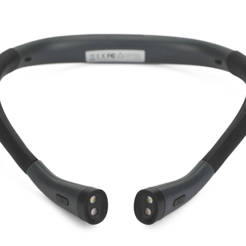 LITOM Amber Neck Light, Eye-Caring Anti-Blue Book Light 4 LED Reading Light with 3 Colors 6 Brightness, Rechargeable up to 80H for Reading in Bed, Knitting, Camping, Repairing