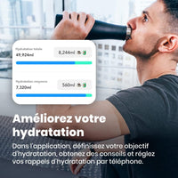 LIZ Smart Bottle 350ml - Black Smart Water Bottle LIZ 350