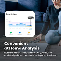 SENSORI Wi-Fi Smart Body Scale with User Auto-recognition to track heart rate and analyze body Black     PNS-0201-IN