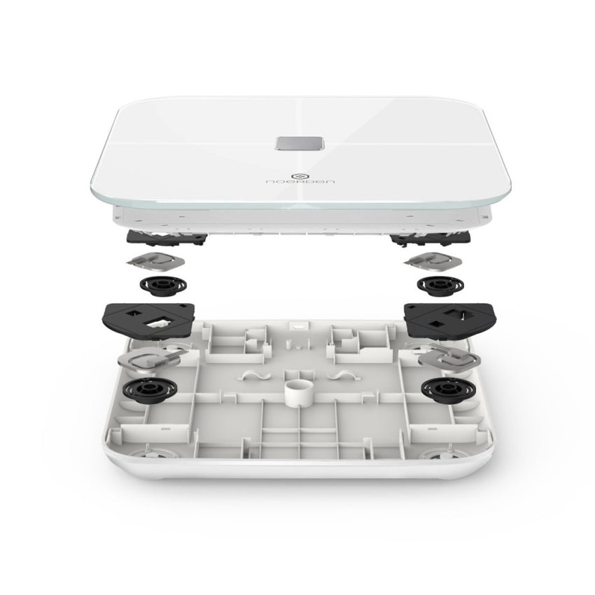 SENSORI Wi-Fi Smart Body Scale with User Auto-recognition to track heart rate and analyze body White     PNS-0202-IN