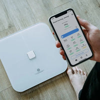 SENSORI Wi-Fi Smart Body Scale with User Auto-recognition to track heart rate and analyze body White     PNS-0202-IN