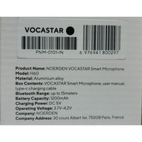 Noerden Smart Karaoke Microphone with Four Magic Voice Effects PNM-0101-IN