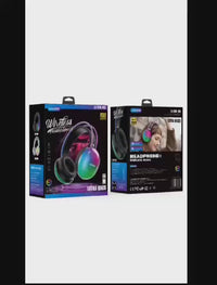 LEEDOR HIFI Cool Music Colorful LED&RGB Wireless Sports Headphone LD-COOL RGB