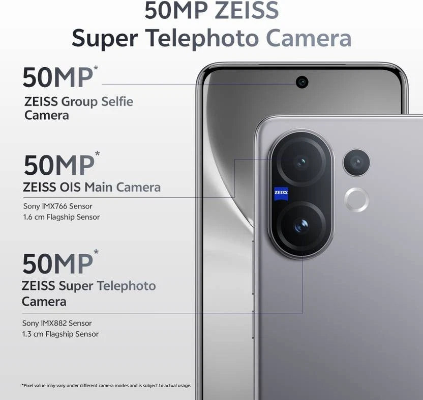 Vivo V60 256GB Internal Memory - Grey Color