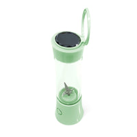 Skykey 480 Ml USB Rechargeable Juicer Bottle With 6 Blades Stainless Steel Glass White 2000 mAh Battery Green Edition - ZDK-C8 Green