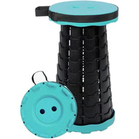 Skykey Adjustable Height Folding Telescopic Chair 400 Lbs Load Collapsible Camping Stool Green - FOLDCHAIR101-GN