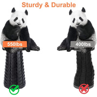 Skykey Adjustable Height Folding Telescopic Chair 400 Lbs Load Collapsible Camping Stool Green - FOLDCHAIR101-GN