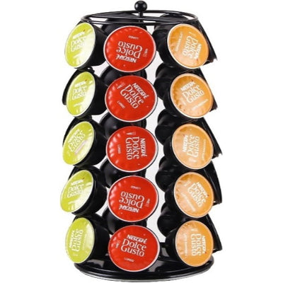 Skykey Coffee Capsule Storage Rack Rotating Holder Compatible With Dolce Gusto 35 Pods Iron Material - QY-1903