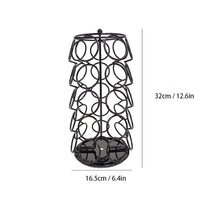 Skykey Coffee Capsule Storage Rack Rotating Holder Compatible With Dolce Gusto 35 Pods Iron Material - QY-1903