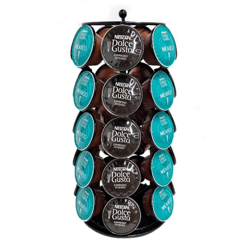 Skykey Coffee Capsule Storage Rack Rotating Holder Compatible With Dolce Gusto 35 Pods Iron Material - QY-1903