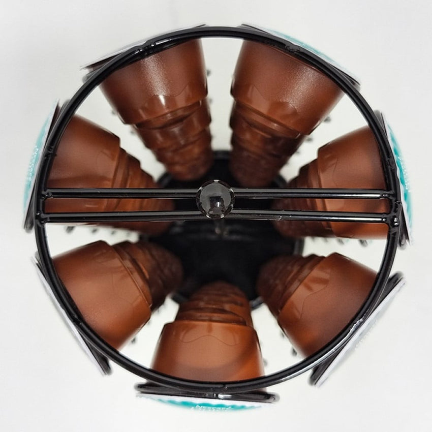 Skykey Coffee Capsule Storage Rack Rotating Holder Compatible With Dolce Gusto 35 Pods Iron Material - QY-1903