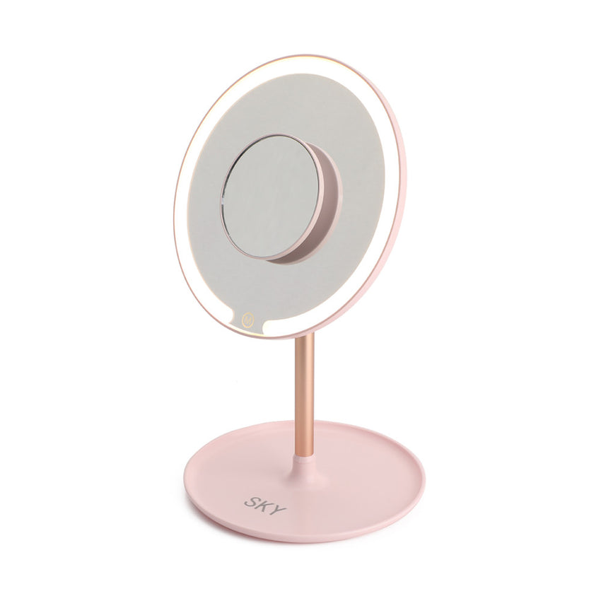 Skykey Desktop Makeup Mirror With 5X Magnification Magnet Small Mirror Model 1 - 2324531039873