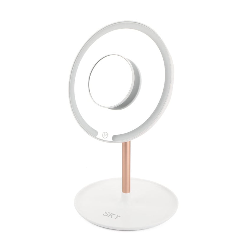 Skykey Desktop Makeup Mirror With 5X Magnification Magnet Small Mirror Model 2 - 2324531039872