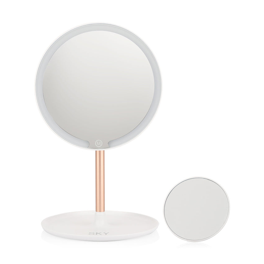 Skykey Desktop Makeup Mirror With 5X Magnification Magnet Small Mirror Model 2 - 2324531039872