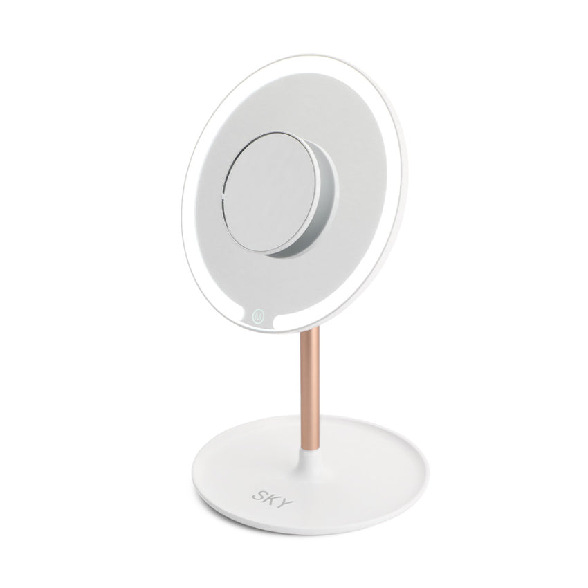 Skykey Desktop Makeup Mirror With 5X Magnification Magnet Small Mirror Model 2 - 2324531039872