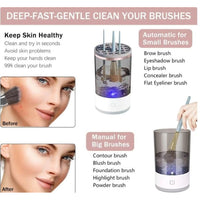 Skykey Electric Makeup Brush Cleaner Spinner Washing Machine Dryer Automatic Rechargeable Cosmetic Cleaner - HZ-001