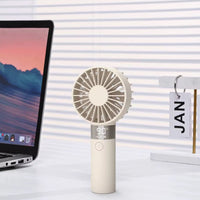 Skykey H25 Pro Mini Fan White Rechargeable Air Cooler With Power Display Portable Handheld Cooling Fan - H25 Pro White