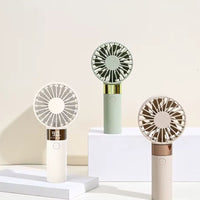 Skykey H25 Pro Mini Fan White Rechargeable Air Cooler With Power Display Portable Handheld Cooling Fan - H25 Pro White