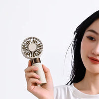 Skykey H25 Pro Mini Fan White Rechargeable Air Cooler With Power Display Portable Handheld Cooling Fan - H25 Pro White