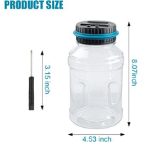 Skykey Large Digital Piggy Bank 1.8 L Coin Counter Money Jar With LCD Display For All Kuwait Coins - DCOINC101