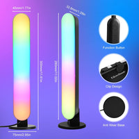 Skykey LED Light Bar RGB Smart Atmosphere Lamp 2 Pcs Dimmable Color Changing With Music Sync Alexa & Google Assistant Compatible Wi-Fi App Control - ALEDLG101