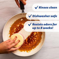 Skykey Scrub Mommy Dual Sided Sponge Soft Absorbent Scratch-Free Scrubbing Pads 3-Pack - SH023