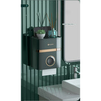 Skykey Tissue Box Toilet Paper Holder With Storage Compartment Green Design - TISSUEBOX101-GN