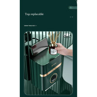 Skykey Tissue Box Toilet Paper Holder With Storage Compartment Green Design - TISSUEBOX101-GN