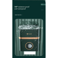 Skykey Tissue Box Toilet Paper Holder With Storage Compartment Green Design - TISSUEBOX101-GN