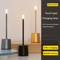 Skykey Touch Sensor Bar Table Lamp Rechargeable Modern LED Light Grey - Modern LED Light Grey