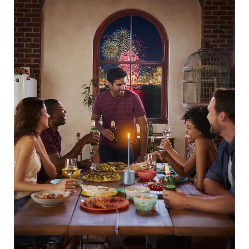 Skykey Touch Sensor Bar Table Lamp Rechargeable Modern LED Light Grey - Modern LED Light Grey