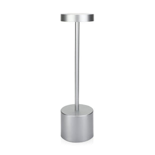 Skykey Touch Sensor Bar Table Lamp Rechargeable Modern LED Night Light Silver - M111 Silver