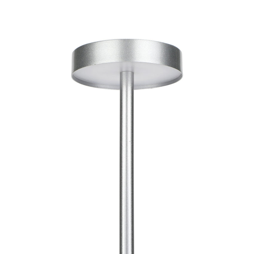 Skykey Touch Sensor Bar Table Lamp Rechargeable Modern LED Night Light Silver - M111 Silver