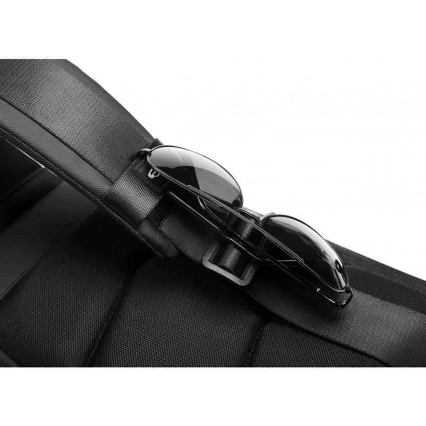 Skykey Travel Backpack Lifestyle Waterproof PU Backpack With USB-A Port Up Black Stylish Large Capacity Design - MTC304