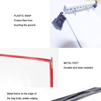 Skykey Wall Mount Reference Organizer Catalog Display Rack 10 Double-Sided A4 Panels Desktop Menu Black Frame - Wall A4-BK