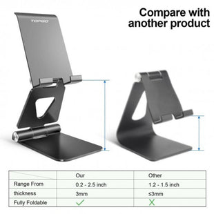 Topgo Foldable Phone Stand Black PST-1-BK